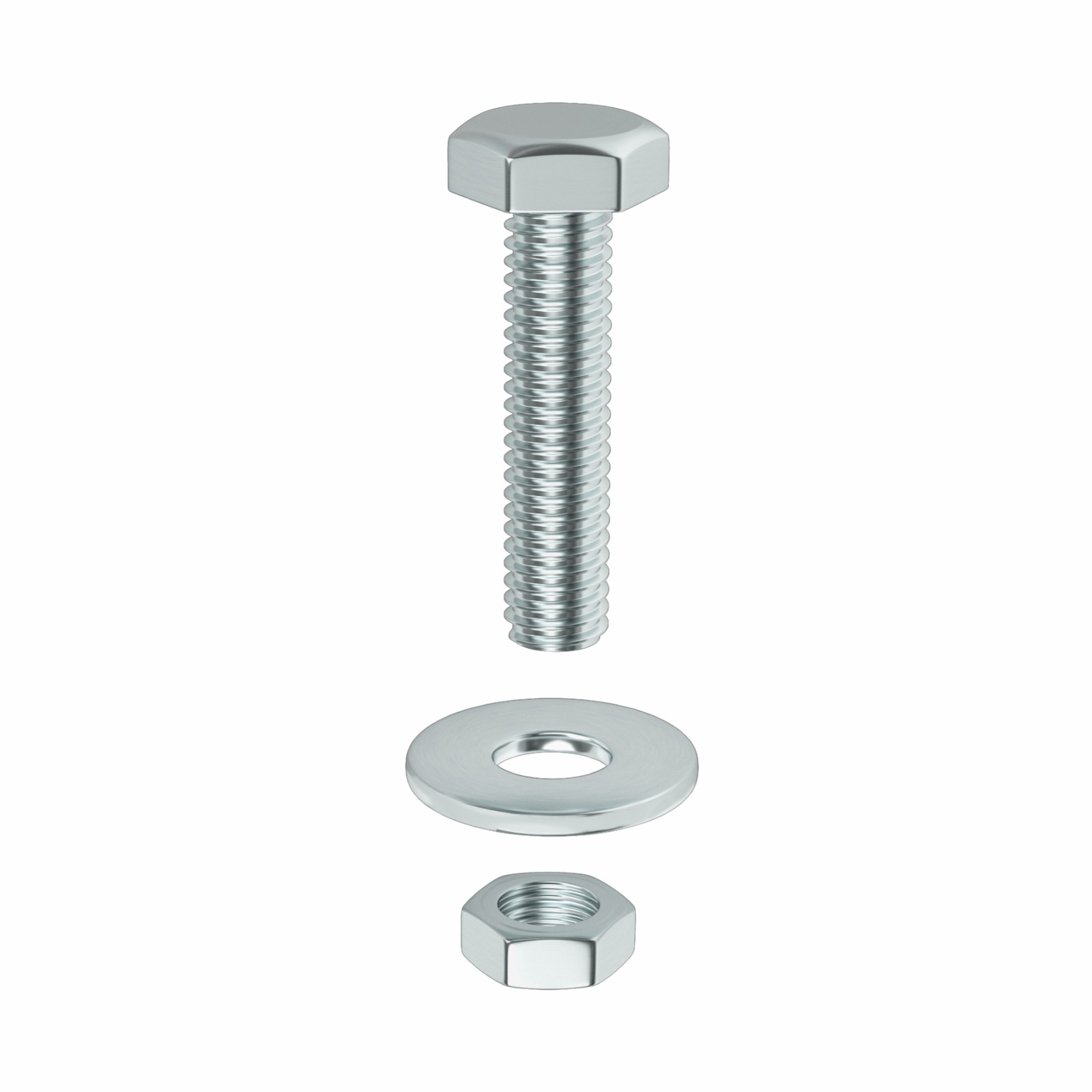 Surub cap hexagonal M8x30 (saiba + pulita)